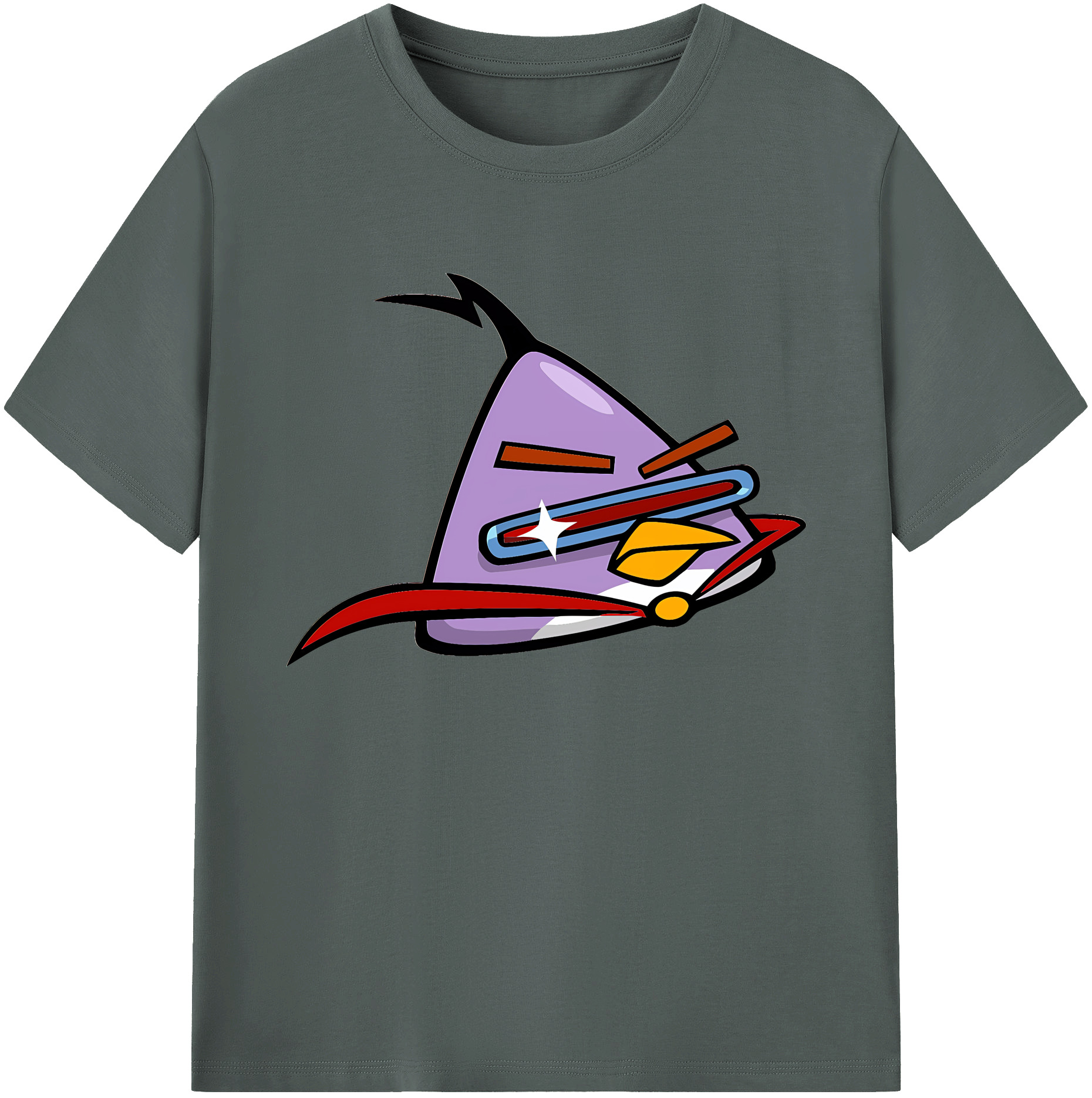 （画像用） Angry Birds アングリーバード 綿100％ メンズ半袖Tシャツ｜肌触りやわらか＆通気性